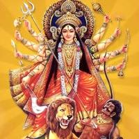 Durga-Spiritual Wall Clock-Shetra